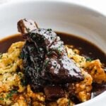 braised short rib with polenta