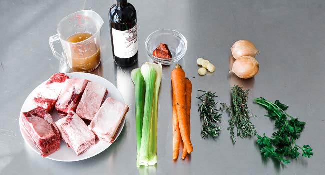 short rib ingredients