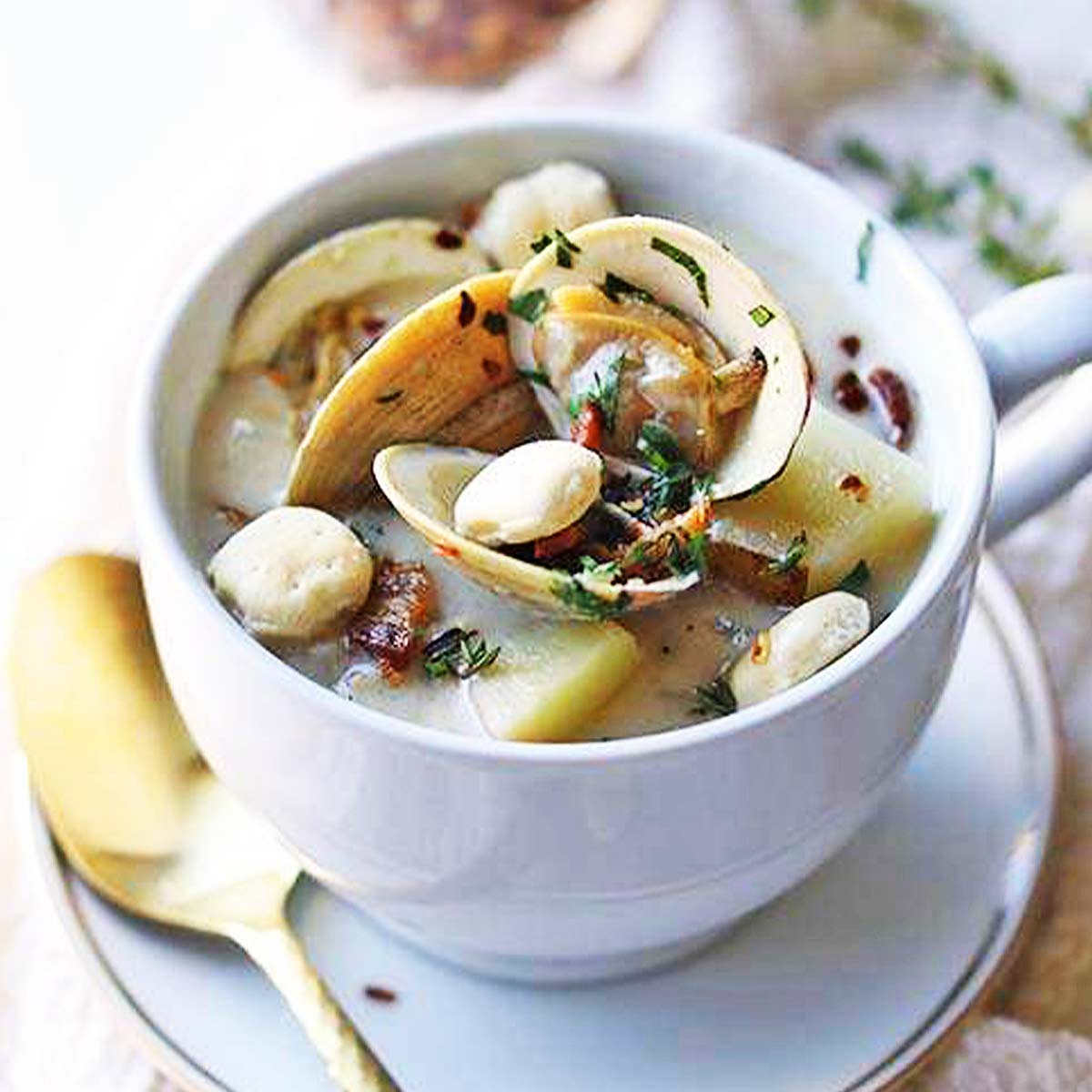 New England Clam Chowder Recipe - Chef Billy Parisi