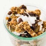 granola in a jar