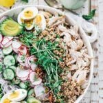 green goddess salad in a bowl