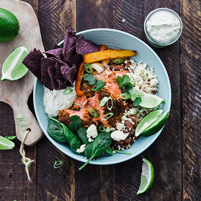 Sheet Pan Salmon Bowl Recipe Chef Billy Parisi