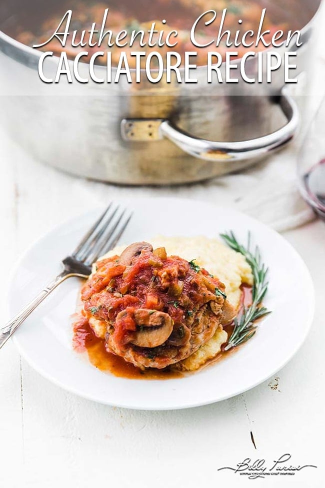 Classic Chicken Cacciatore Recipe - Chef Billy Parisi