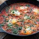 shakshuka in a skillet