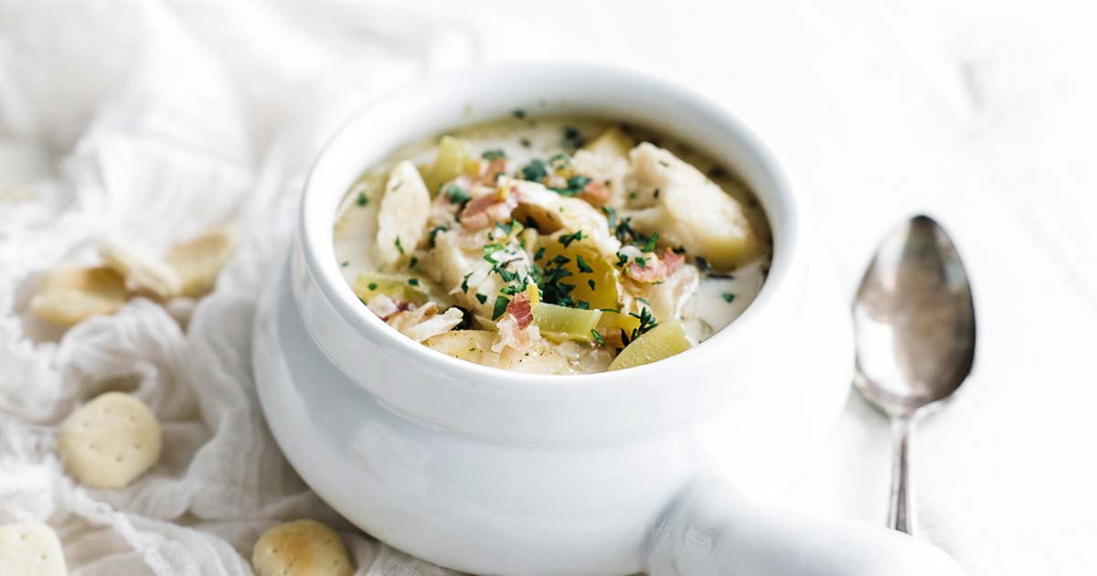 Creamy Fish Chowder Recipe Chef Billy