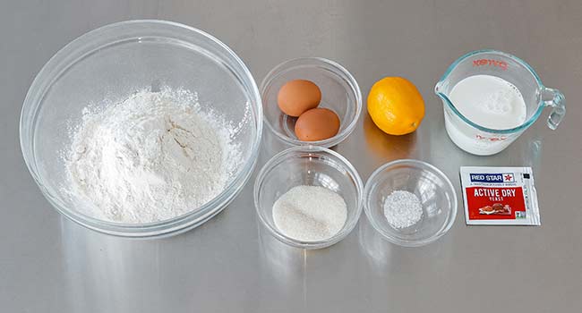 ingredients to make zeppoles