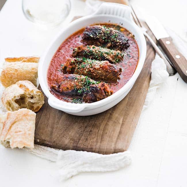 Beef Braciole Recipe (Involtini) Chef Billy Parisi