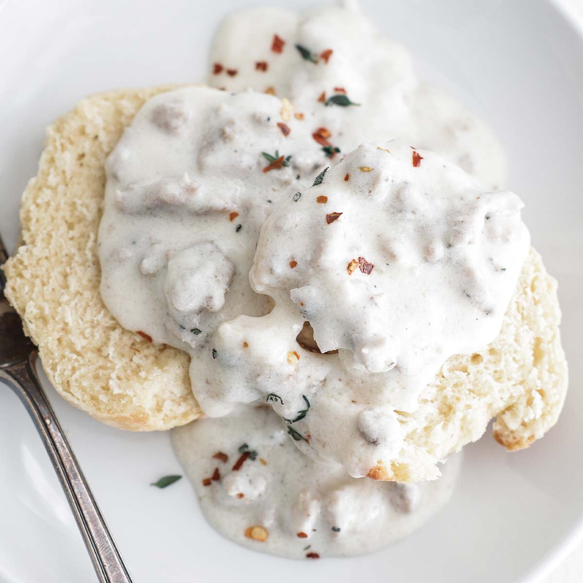 Homemade biscuits and gravy deals