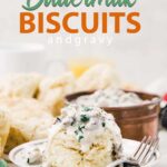 biscuits with sausage gravy
