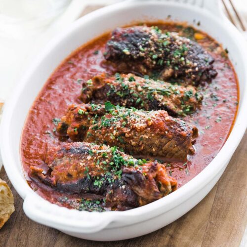 Beef Braciole Recipe (Involtini) - Chef Billy Parisi