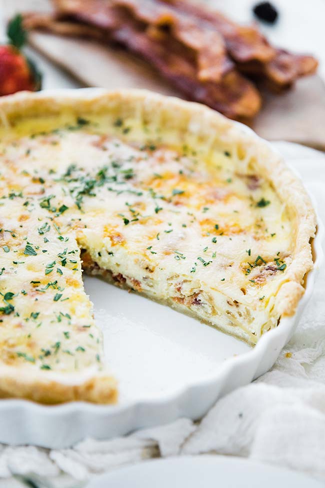 Quiche Lorraine Recipe - Chef Billy Parisi