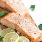 cedar plank salmon