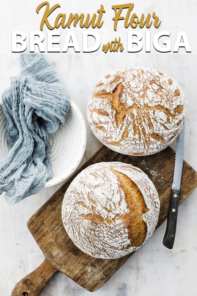 Kamut Flour Bread Recipe with Biga Chef Billy Parisi