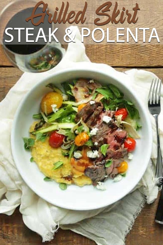 Grilled Skirt Steak Recipe with Polenta Chef Billy Parisi