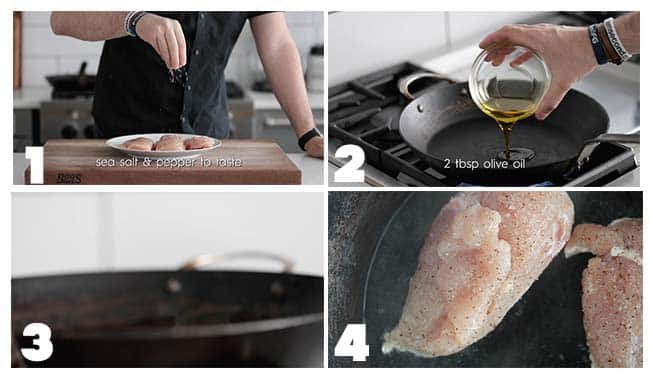 step by step procedures on how to cook chicken