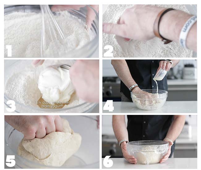 first step by step procedures for naan bread