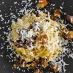 pasta carbonara with guanciale