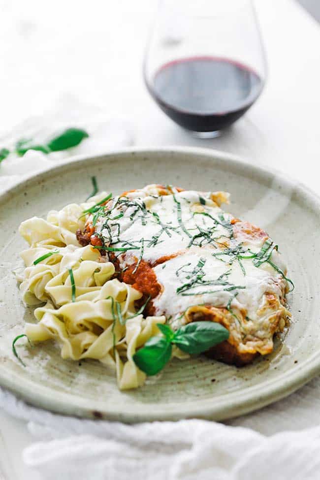 classic chicken parmesan recipe with noodles