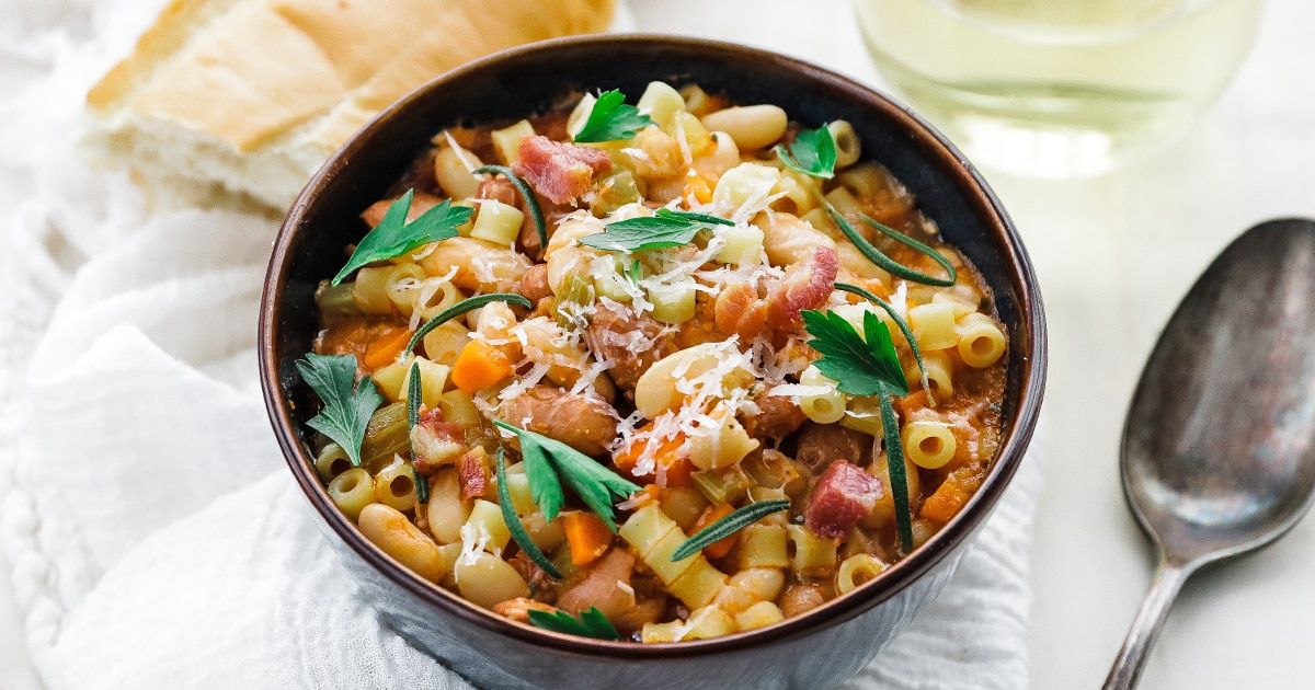 Pasta e Fagioli Soup Recipe Chef Billy Parisi