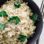 risotto in a bowl