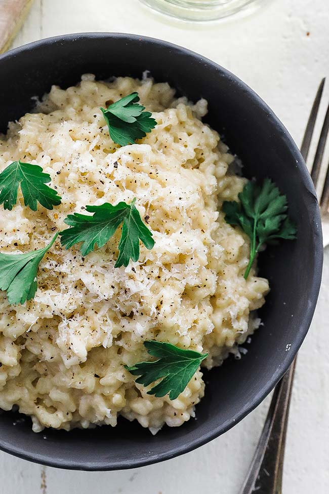 risotto in a bowl