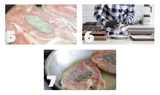 step by step procedure for cooking chicken saltimbocca