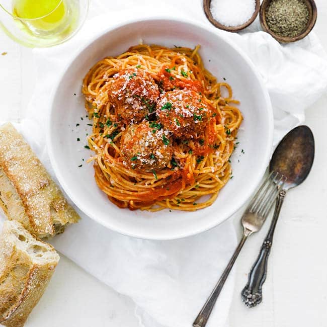 Spaghetti and The Best Meatball Recipe Ever Chef Billy Parisi