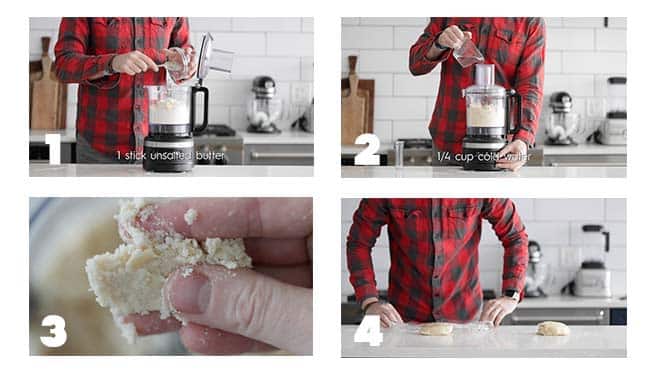 step by step process for making a bacon fat pie crust