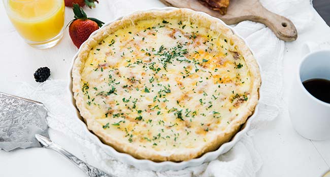 baked quiche lorraine