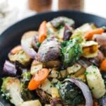 bowl of roasted root veggies