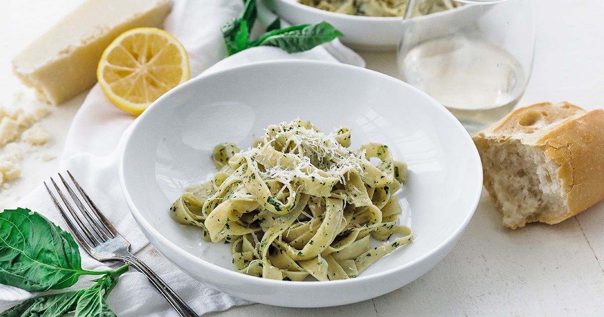 Easy Pesto Pasta Recipe - Chef Billy Parisi