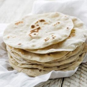 stack of tortillas