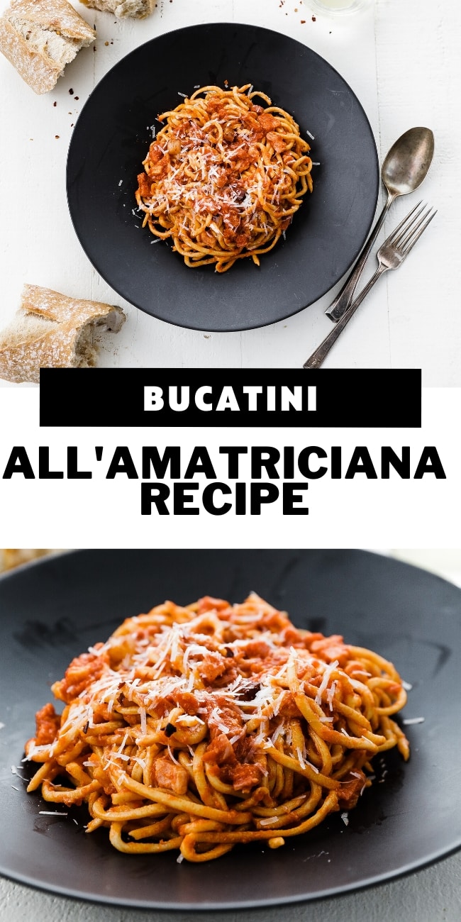 Bucatini All’Amatriciana Recipe Chef Billy Parisi