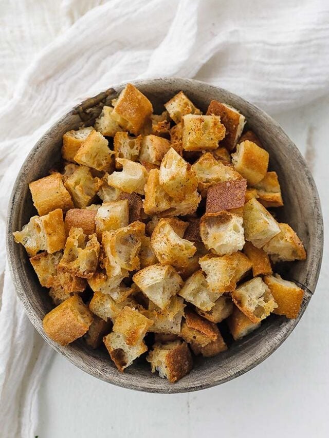 The Best Homemade Croutons Recipe Story Chef Billy Parisi
