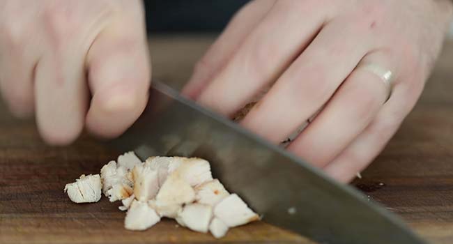 diced cooked chicken breast