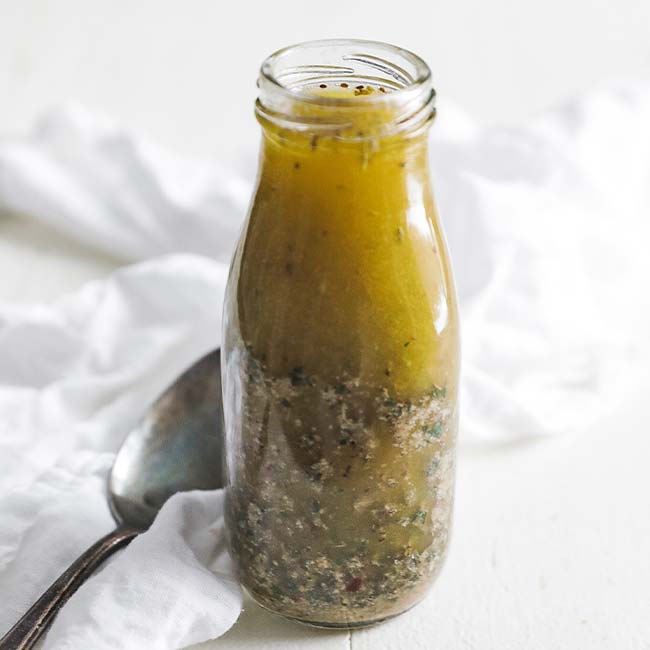 jar of Homemade Italian Dressing