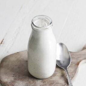 jar of Homemade Buttermilk Ranch Dressing