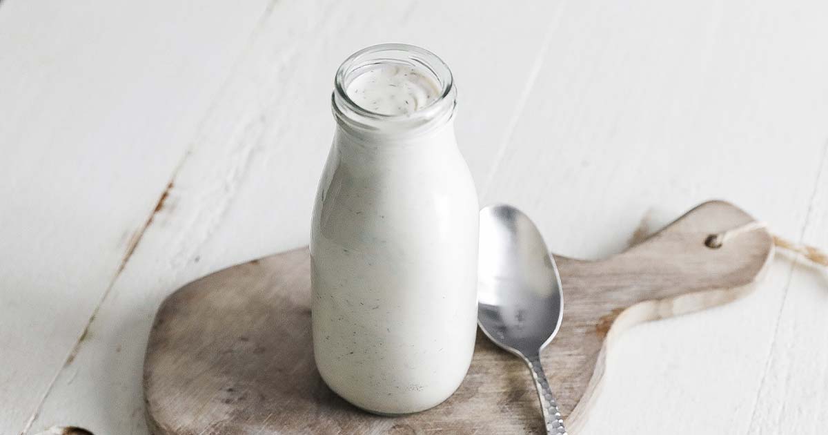 Homemade Buttermilk Ranch Dressing Recipe