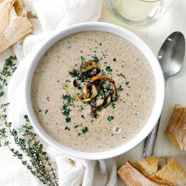 Homemade Cream of Mushroom Soup Recipe Chef Billy Parisi