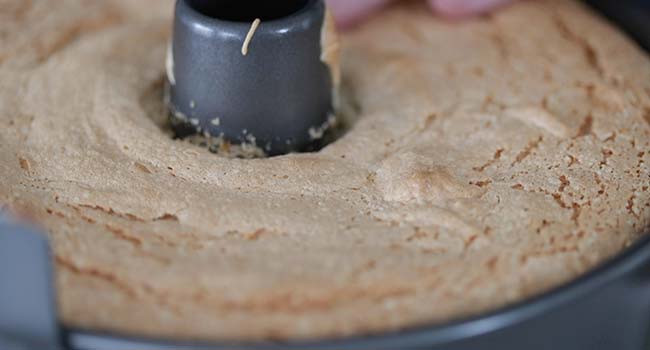 baked angel food cake