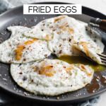 How to Perfectly Fry an Egg Every Time - Chef Billy Parisi