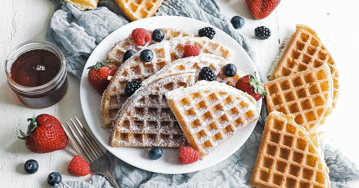 Homemade Belgian Waffles Recipe (Brussels Style) - Chef Billy Parisi