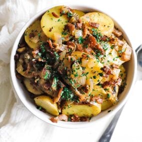 bowl of German potato salad