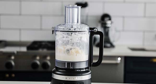 making butter in a food processor