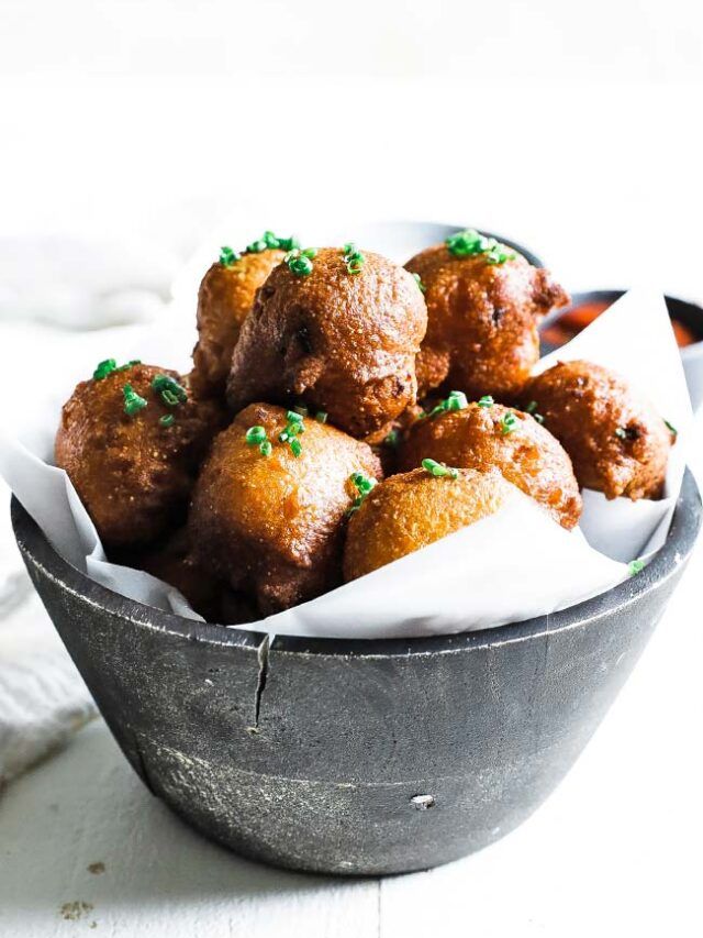 Homemade Hush Puppies Recipe Story Chef Billy Parisi