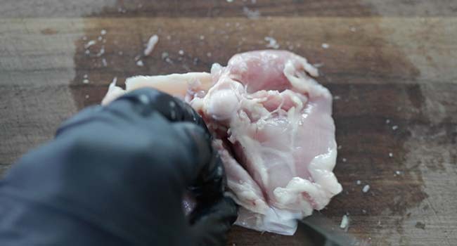 deboning chicken thighs