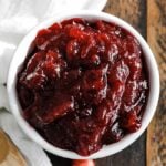 homemade fresh cranberry sauce for thanksgiving