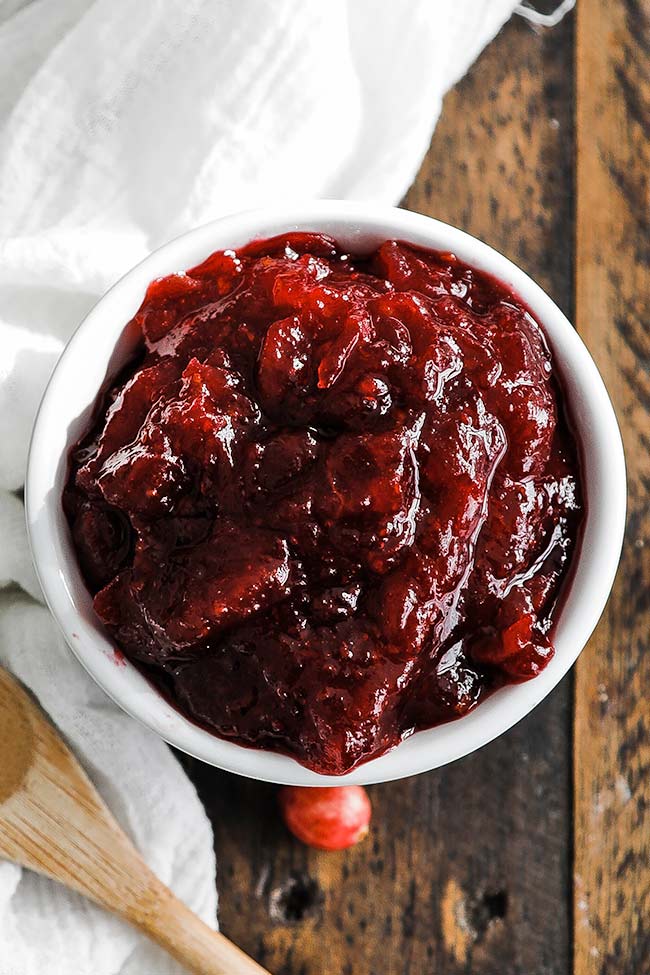 homemade fresh cranberry sauce for thanksgiving