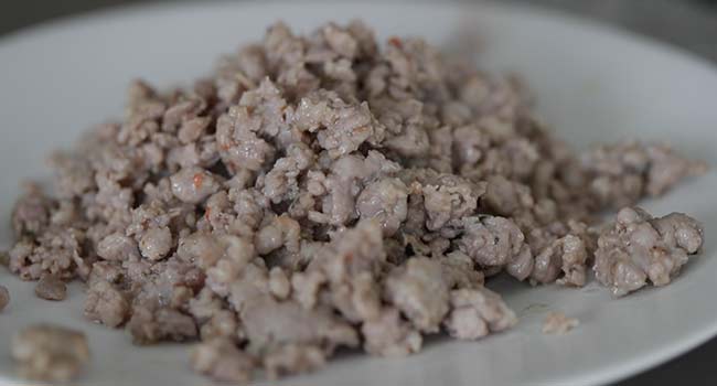 cooked sausage on a plate