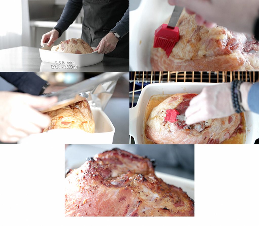 process for making a glazed ham